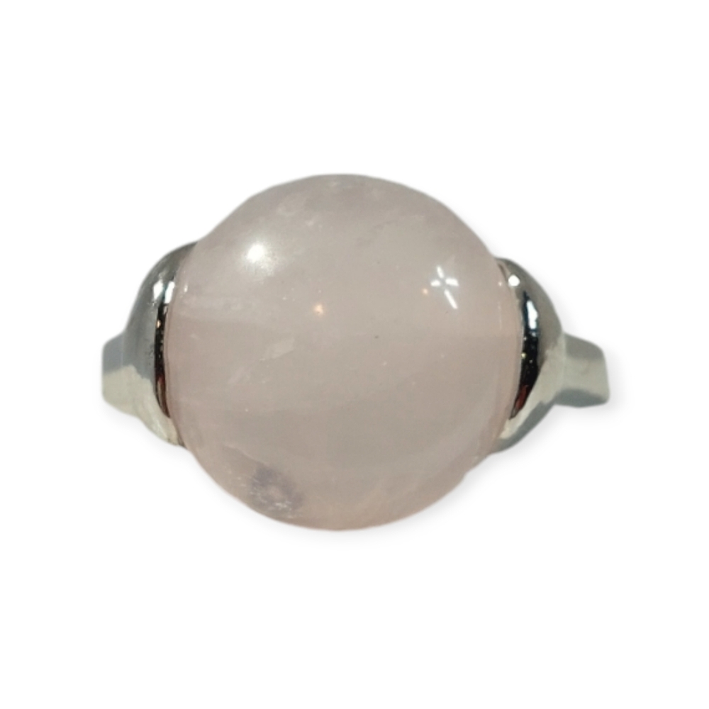 2 For $20 Sale Fashion Jewelry Ring Size 5.5 Crystal Pink Gemstone Silver Plated